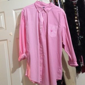 PINK BUTTON DOWN!!!